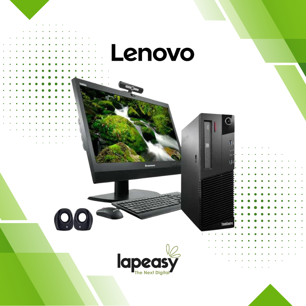 Lenovo ThinkCentre M710 SFF All-in-One Desktop Computer Set | Intel i5-7th Gen | 19" Monitor | Win 11 Pro | Refurbished